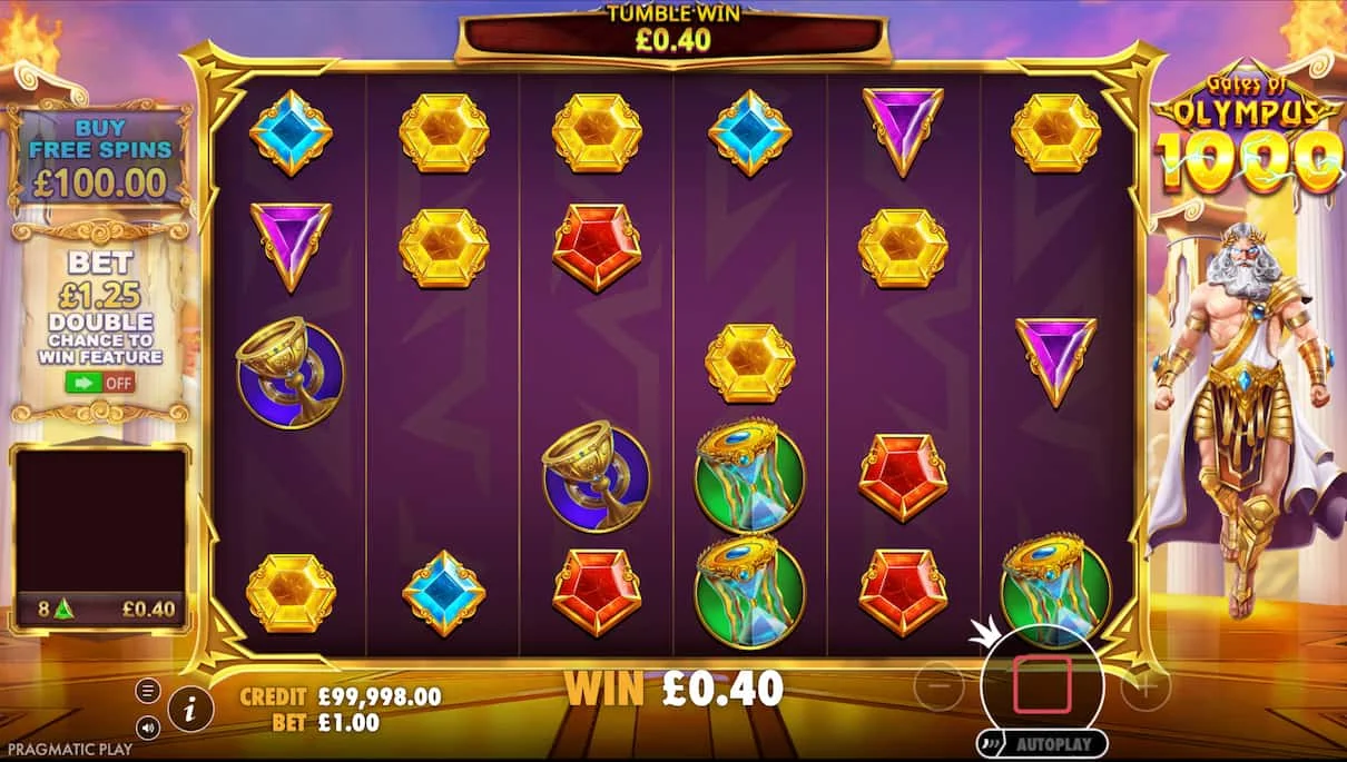 Gates of Olympus 1000 Screenshot 1